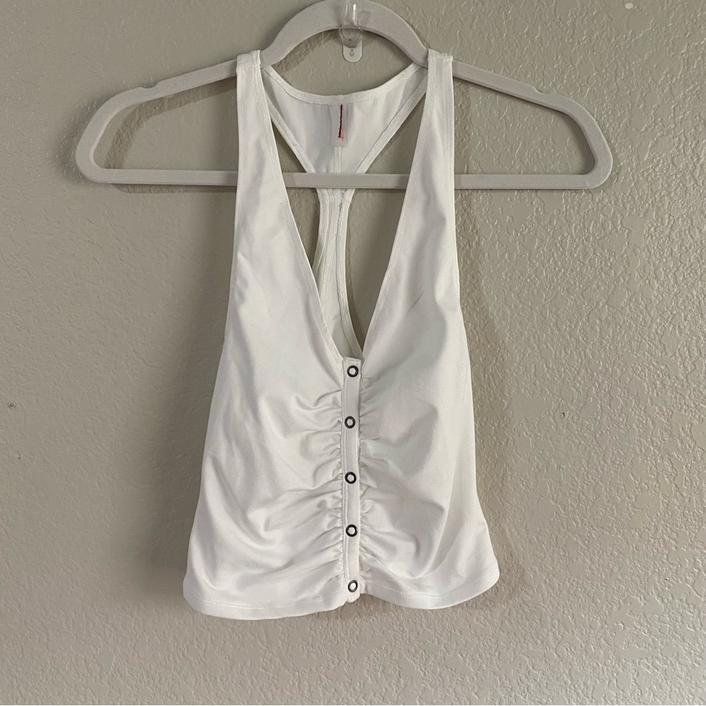 NEW FREE PEOPLE FP MOVEMENT Walk It Talk It Tank in White